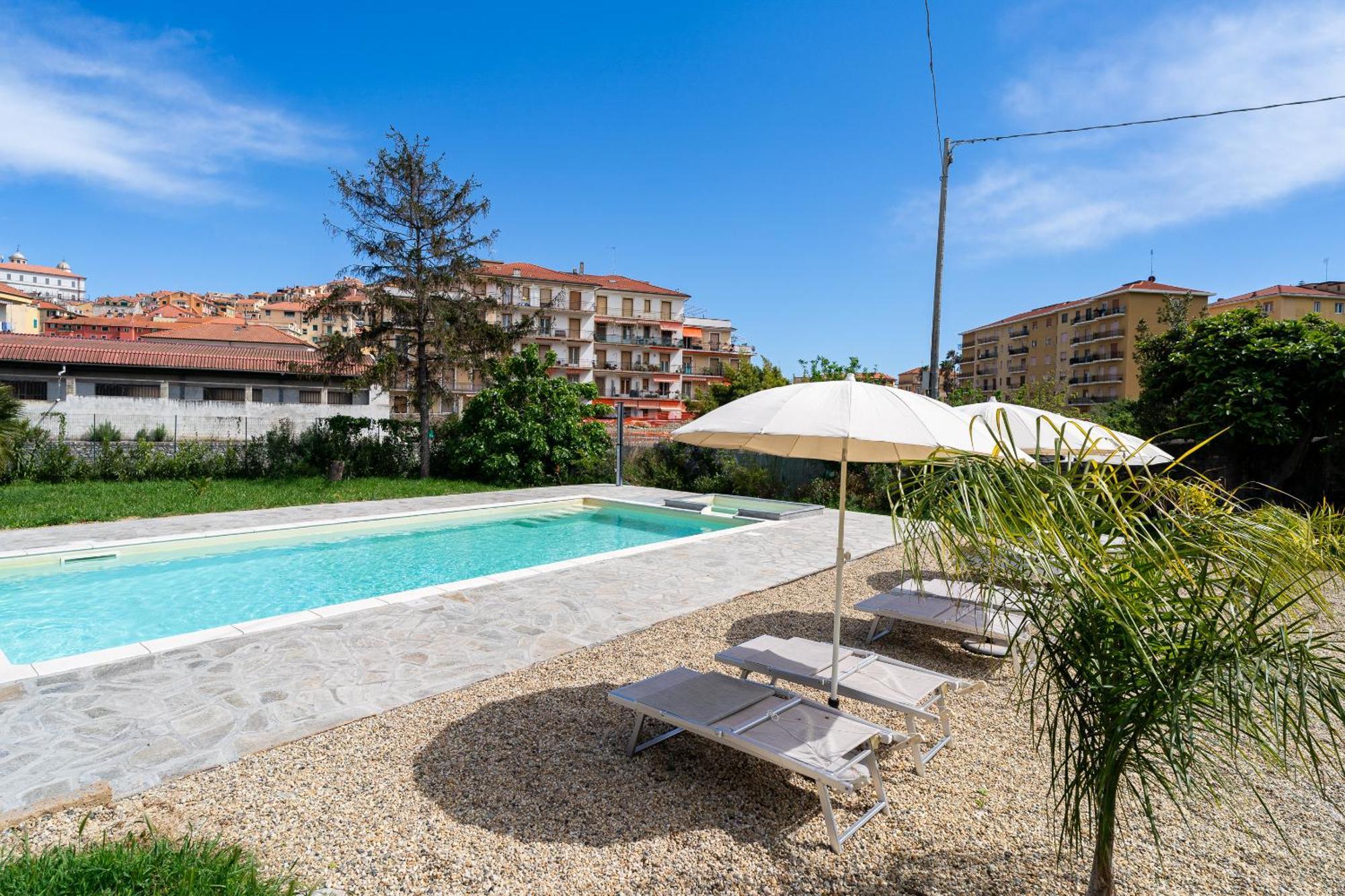 Il Gattino Di Porto - Apt 5 - Bilocale Terrazzo Piscina Империя Экстерьер фото